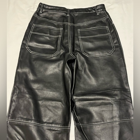 Free People We The Free The It Factor Vegan Leather Pants - Picture 9 of 15